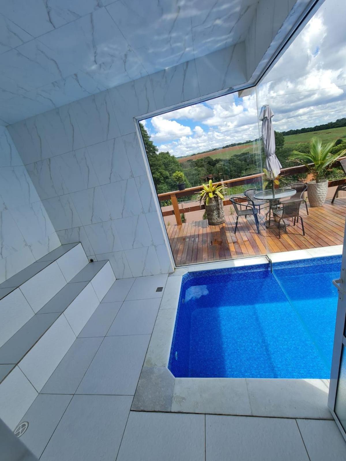 Chacara Arena Jk Com Piscina Integrada Com Sauna E Hidromassagem Ибиуна Экстерьер фото